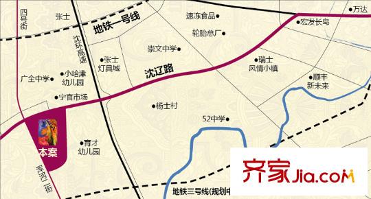 連泰美域區(qū)位圖