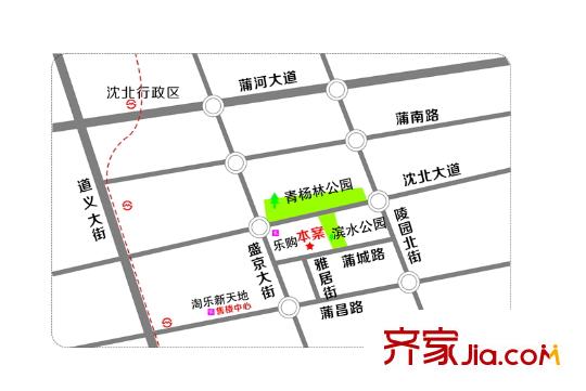 魯班?尚品位置示意圖
