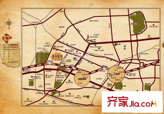 美好愿景區(qū)位圖