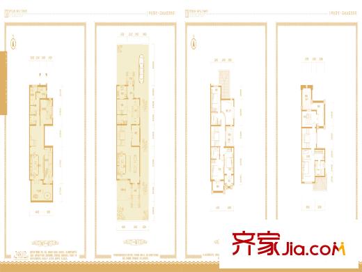 依云溫泉小鎮(zhèn)北端戶型 4室4廳3衛(wèi)