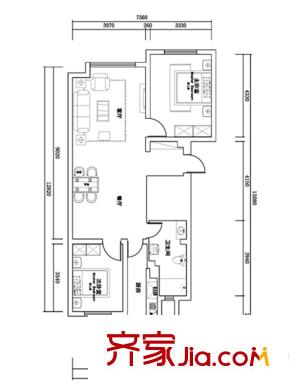 沈阳惠民馨苑户型图-齐家网小区库