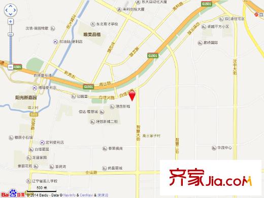 綠地?海域香庭電子地圖