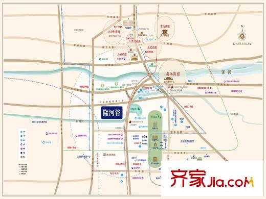 隆河谷二期區(qū)域圖