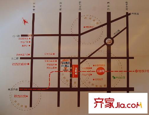 瀚都國(guó)際交通圖