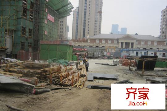 萬科柏翠園工地內(nèi)部圖(2015-10-22)