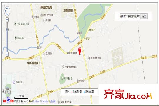 榮盛?坤湖酈舍電子地圖