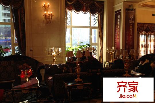 沈陽萬達(dá)公館售樓處迎賓區(qū)（2015-12-11）