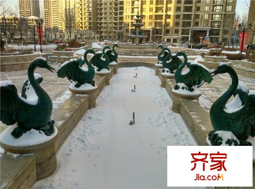 伯爵源筑園區(qū)雪景（2015-12-7）