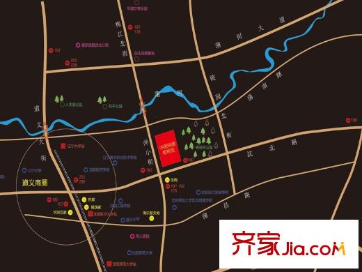 中國(guó)鐵建梧桐苑區(qū)位圖