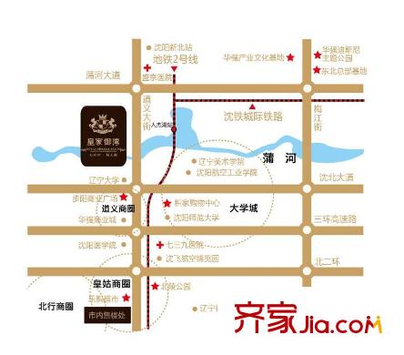 皇家御灣區(qū)位圖