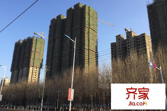 紅星?法蘭香頌工程進(jìn)度北側(cè)（2015-12-18）