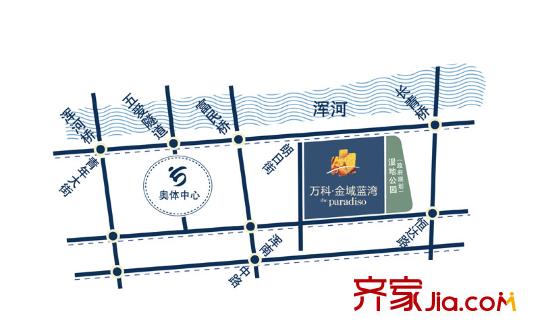 萬科金域藍(lán)灣區(qū)位圖