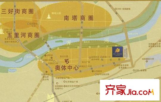 萬科金域藍(lán)灣區(qū)位圖