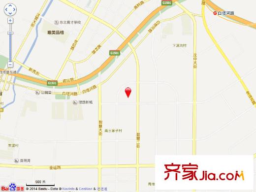 沈陽星河灣電子地圖