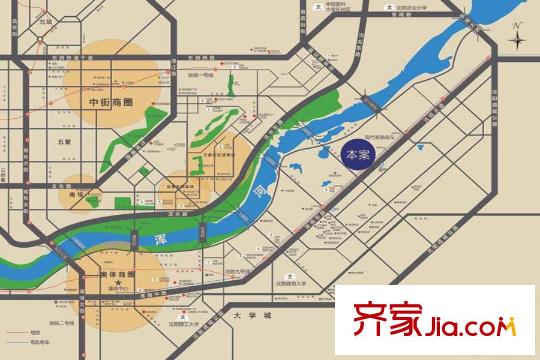 其仕盛和祥區(qū)位圖