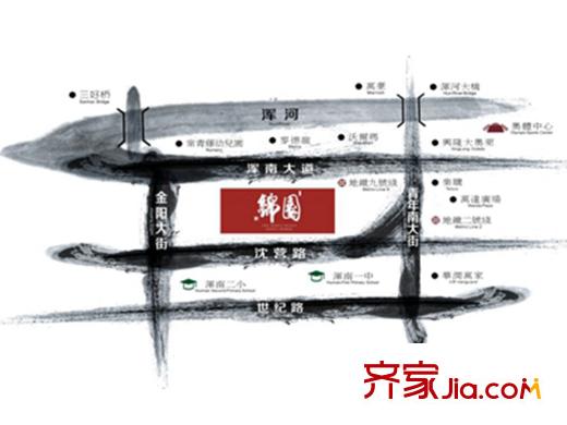 錦園區(qū)位圖