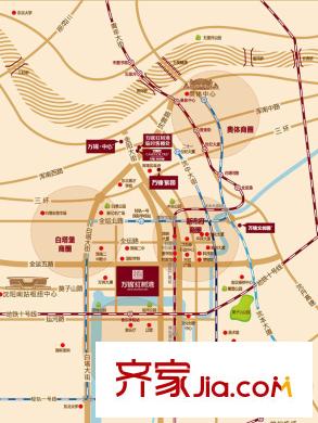 萬(wàn)錦?紅樹(shù)灣大區(qū)位圖