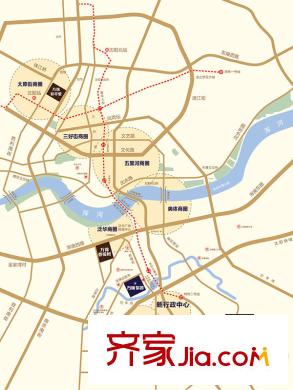 萬錦?紫園大區(qū)位圖