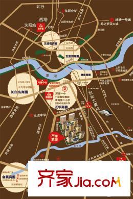 萬錦?紫園區(qū)位圖