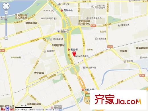 沿海國際中心電子地圖