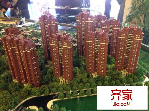 金地檀府沙盤圖一期北側(cè)（2015-12-04）
