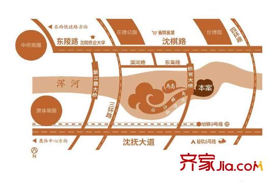 頤和城區(qū)位圖