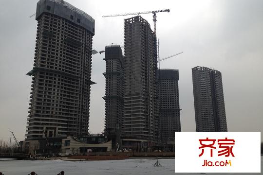 金地棕櫚島工程進度全景（2015-12-25）