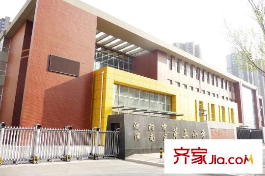 金地棕櫚島周邊的渾南新區(qū)第五小學(xué)