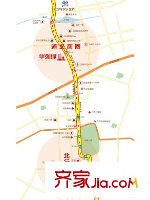 華強(qiáng)城區(qū)位圖
