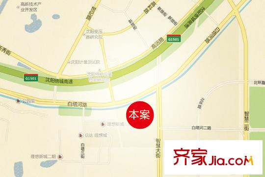美弗霞灣區(qū)位圖