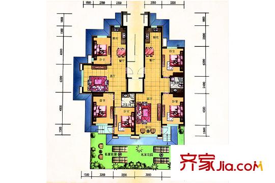 美弗霞灣XGI/II一層 2室2廳1衛(wèi)1廚