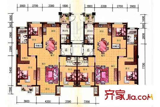 美弗霞灣YFV/VI三四五層 3室2廳3衛(wèi)1廚