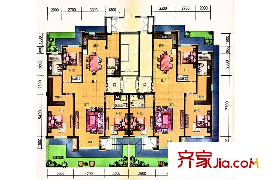 美弗霞灣YFI/II一層 3室2廳3衛(wèi)1廚