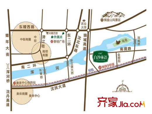 保利?白沙林語(yǔ)交通圖
