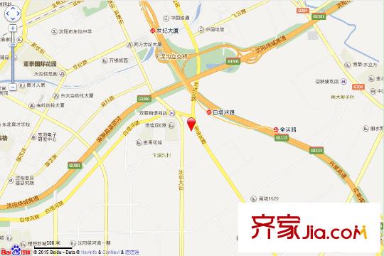 沈陽(yáng)月星國(guó)際城電子地圖
