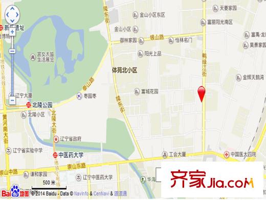 金地悅峰電子地圖