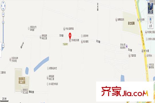 萬科金域華府電子地圖