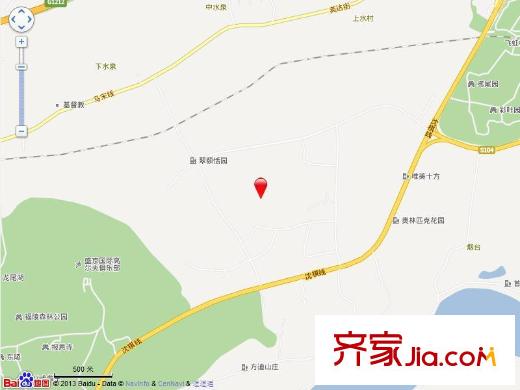 保利十二橡樹莊園電子地圖
