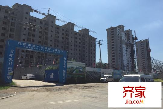 北國(guó)奧林匹克花園工程實(shí)景（2015-8-24）