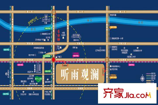 聽雨觀瀾區(qū)位圖