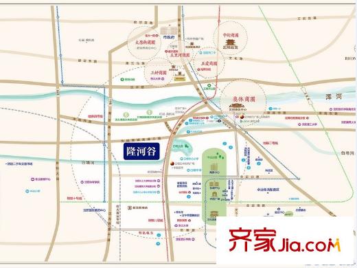 隆河谷一期區(qū)位圖