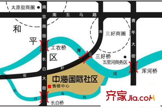 中海國際社區(qū)交通圖