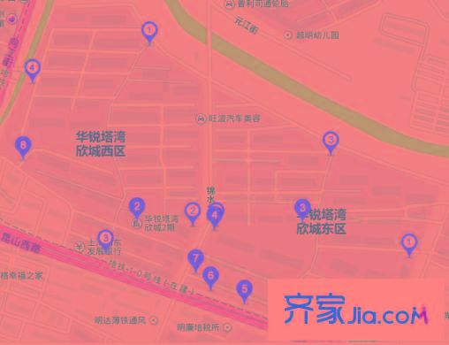 華銳塔灣欣城交通圖31