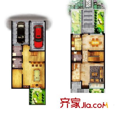 逸景盛熙城E戶型圖 3室3廳4衛(wèi)