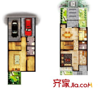 逸景盛熙城D戶型圖 3室3廳4衛(wèi)
