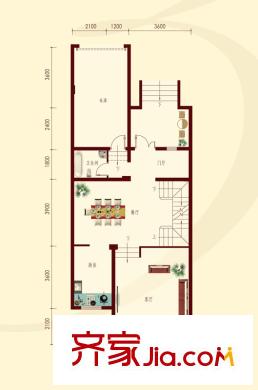 圣尊?摩納哥莊園F2第一層 4室2廳3衛(wèi)
