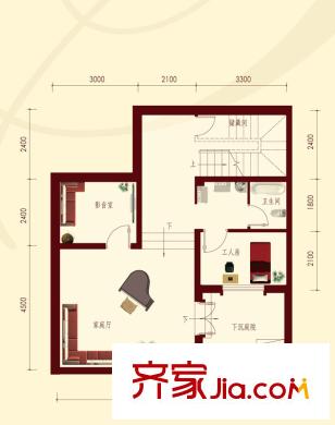 圣尊?摩納哥莊園F1地下室 4室2廳3衛(wèi)