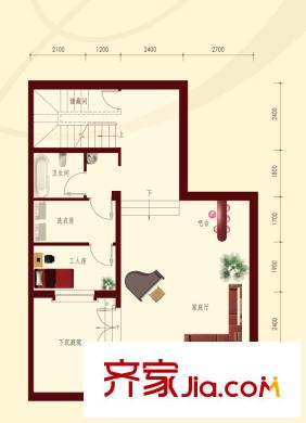 圣尊?摩納哥莊園F4地下室 4室2廳3衛(wèi)