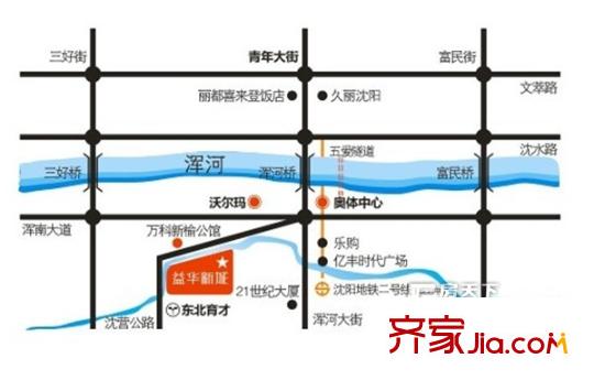 益華御才灣區(qū)位圖