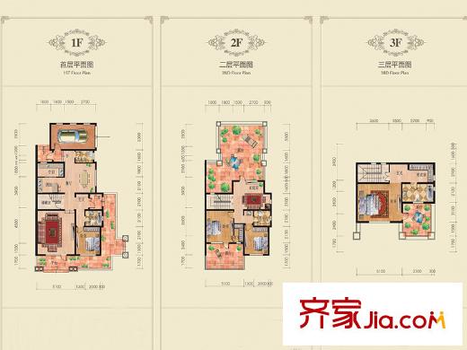 首創(chuàng)棋盤山1號聯(lián)排E戶型 4室2廳3衛(wèi)1廚